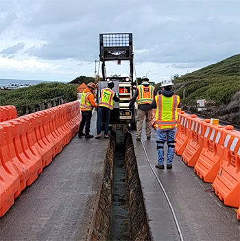 Installing SAAX in Trench