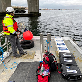 Automated vibration monitors on board