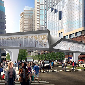 Ballston Pedestrian Bridge Ballston Pedestrian Bridge