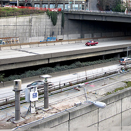 Monitoring for Deformation of I-5 Retaining Wall