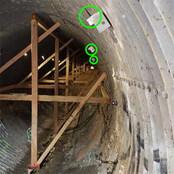 Laser-Tilt Sensors in Culvert