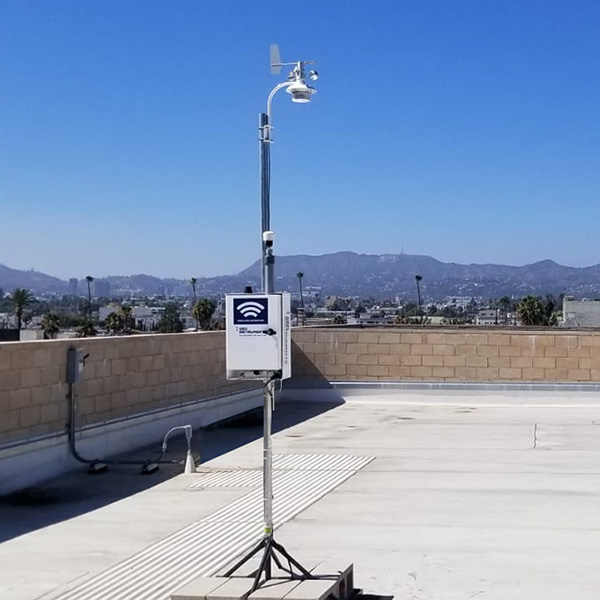 Dust Monitor with wind sensor