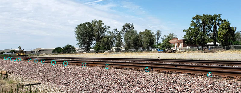 Track monitoring with Geocloud tiltmeters