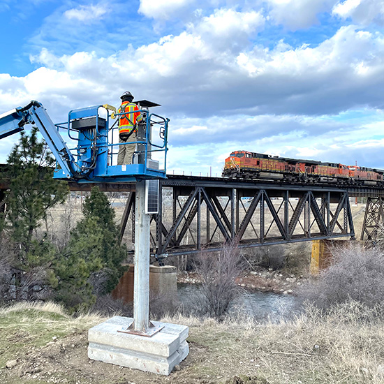 Programming AMTS to monitor piers and abutments