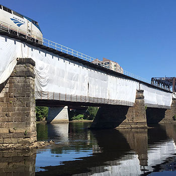 Merrimack Bridge Piers