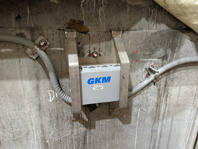 Wireless Logger in Mine Shaft