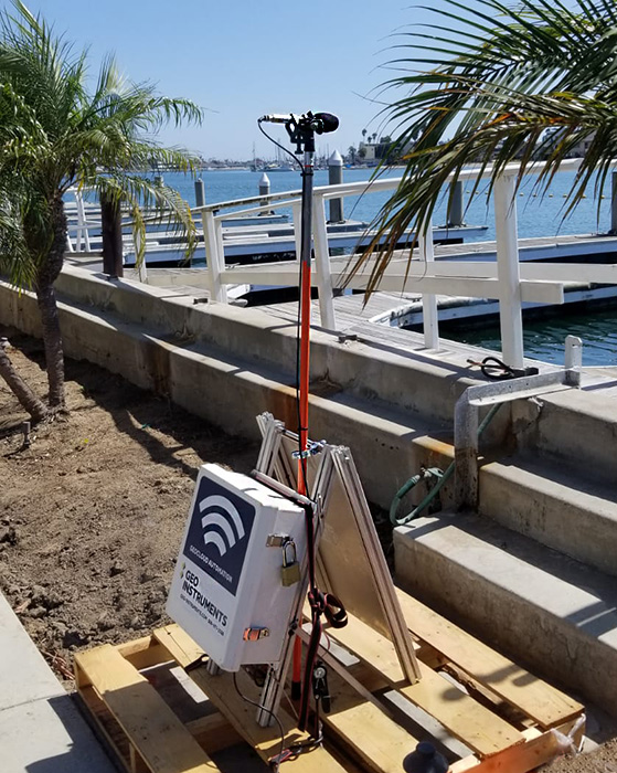 Vibration Monitoring at Seawall