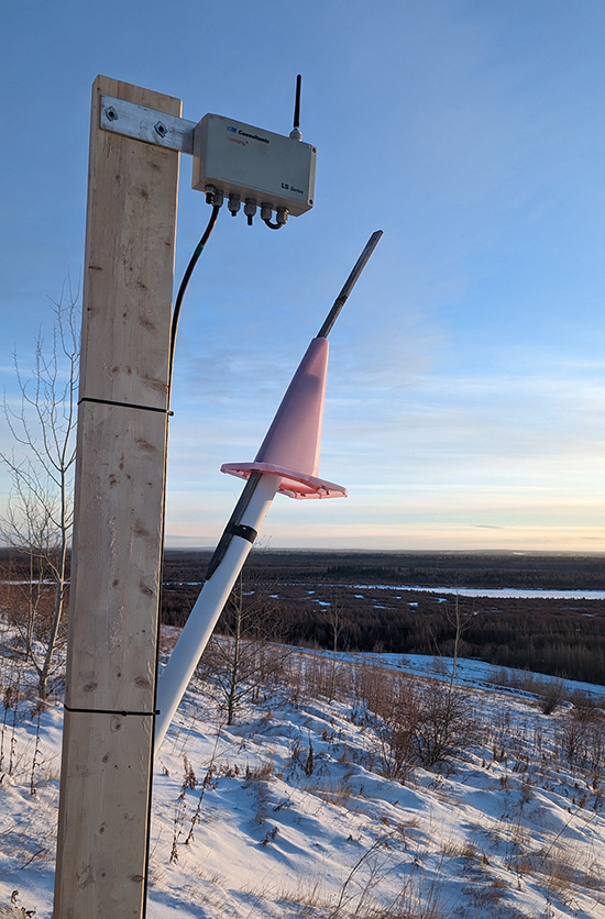 Worldsensing VW Logger at Oil Sands Site