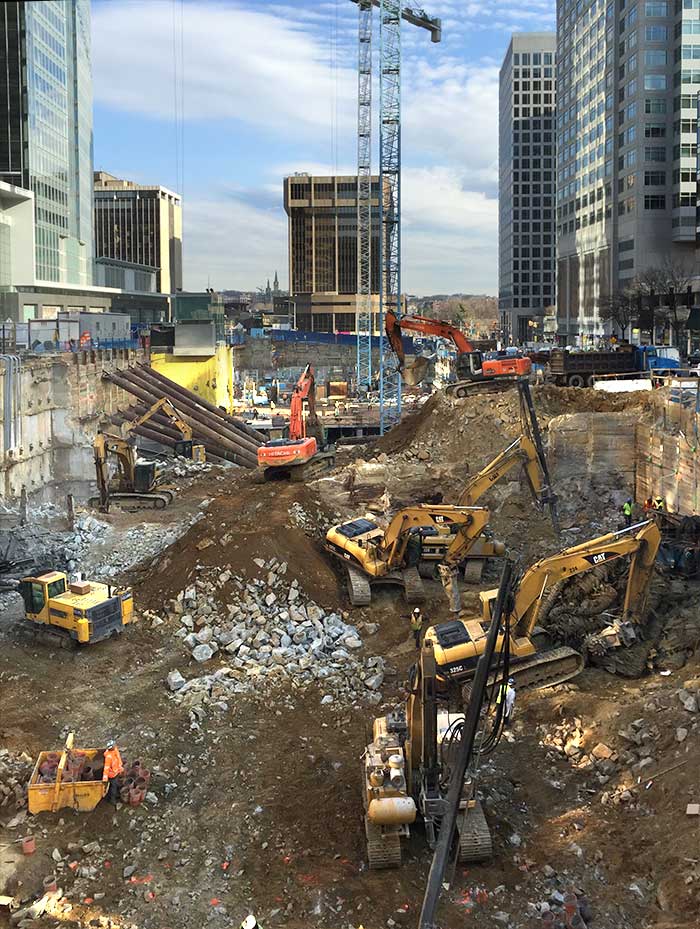 rosslyn station and excavation