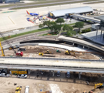 Tampa airport works