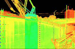 I-5 Undercrossing Laser Image I-5 Undercrossing Laser Image